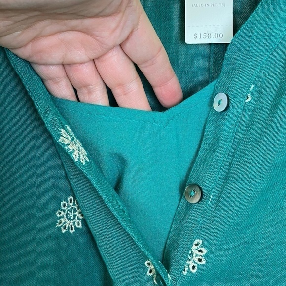Anthropologie Maeve Pippa Embroidered Swing Dress - Picture 8 of 14